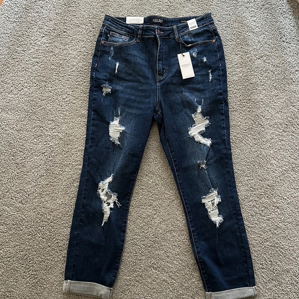 Brand New Judy Blue Boyfriend fit jeans!